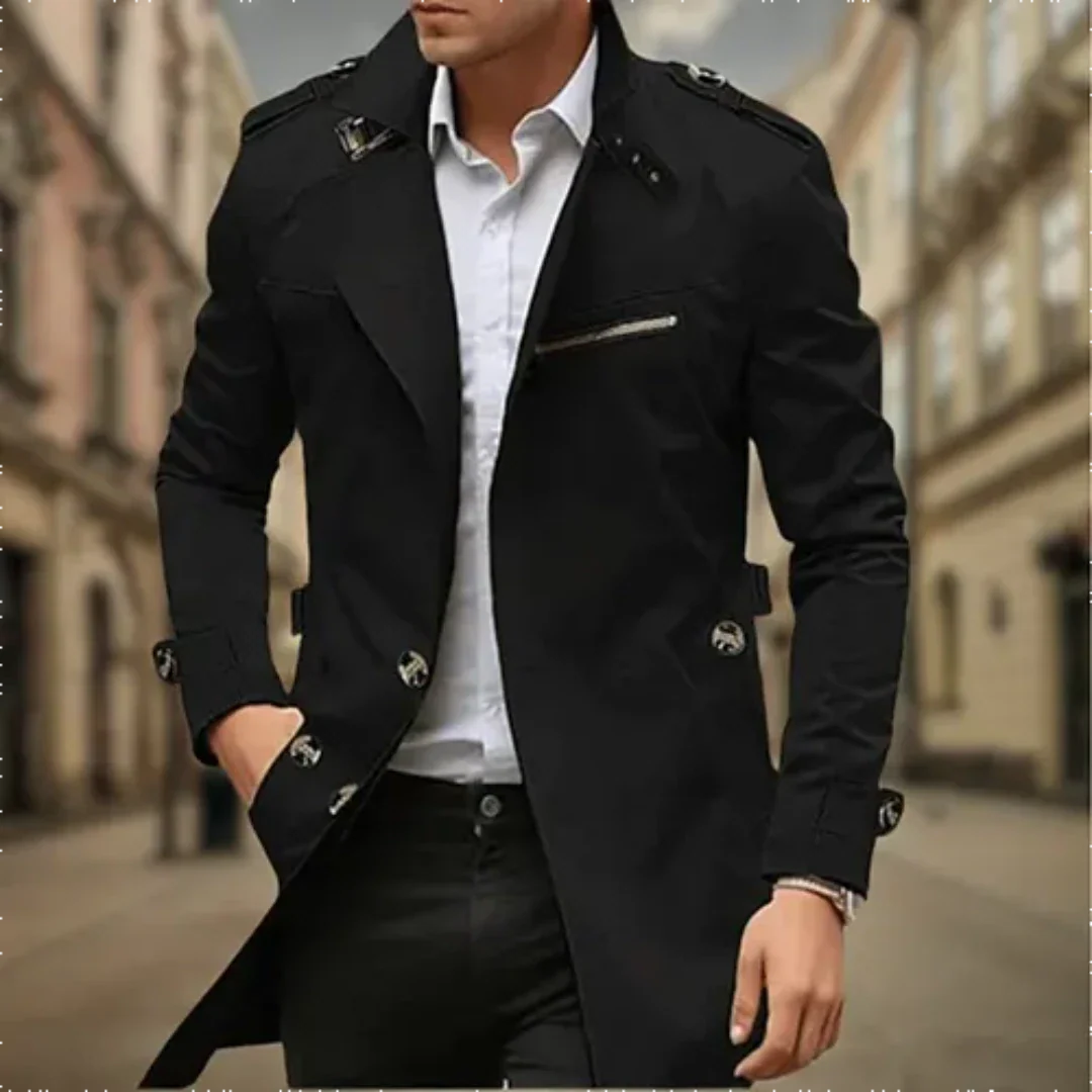 Elegancki Płaszcz Dwurzędowy | Modny I Ponadczasowy