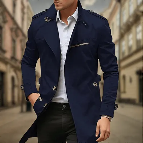 Elegancki Płaszcz Dwurzędowy | Modny I Ponadczasowy