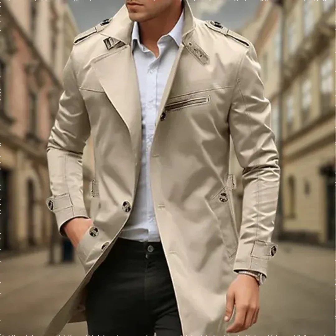 Elegancki Płaszcz Dwurzędowy | Modny I Ponadczasowy