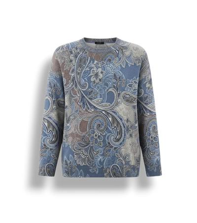 Bluza w Kwiatowy Wzór – Przytulna Odzież Zimowa
