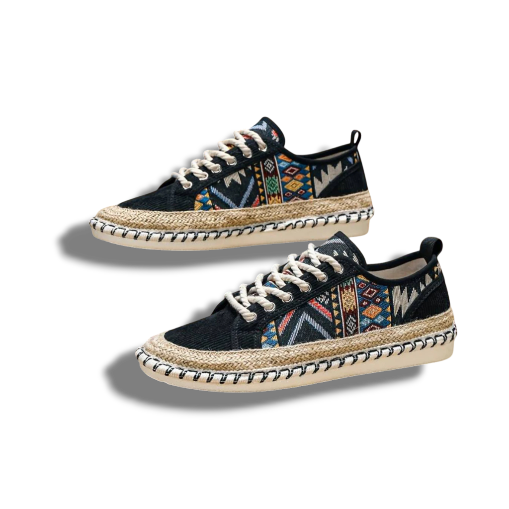 Mokasyny Sznurowane W Stylu Retro – Płaskie Buty Na Co Dzień