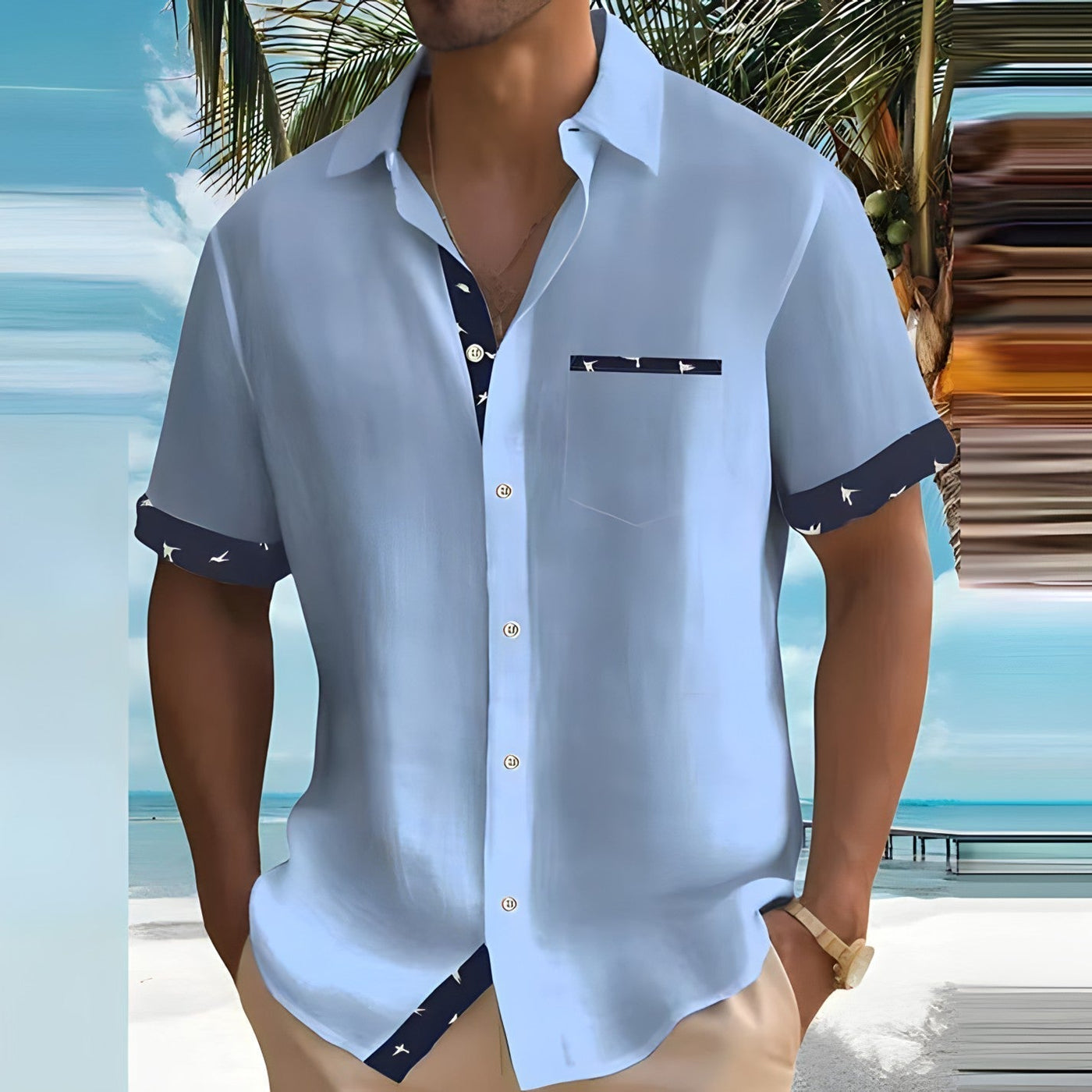 Letnie polo męskie z krótkim rękawem | Styl casual
