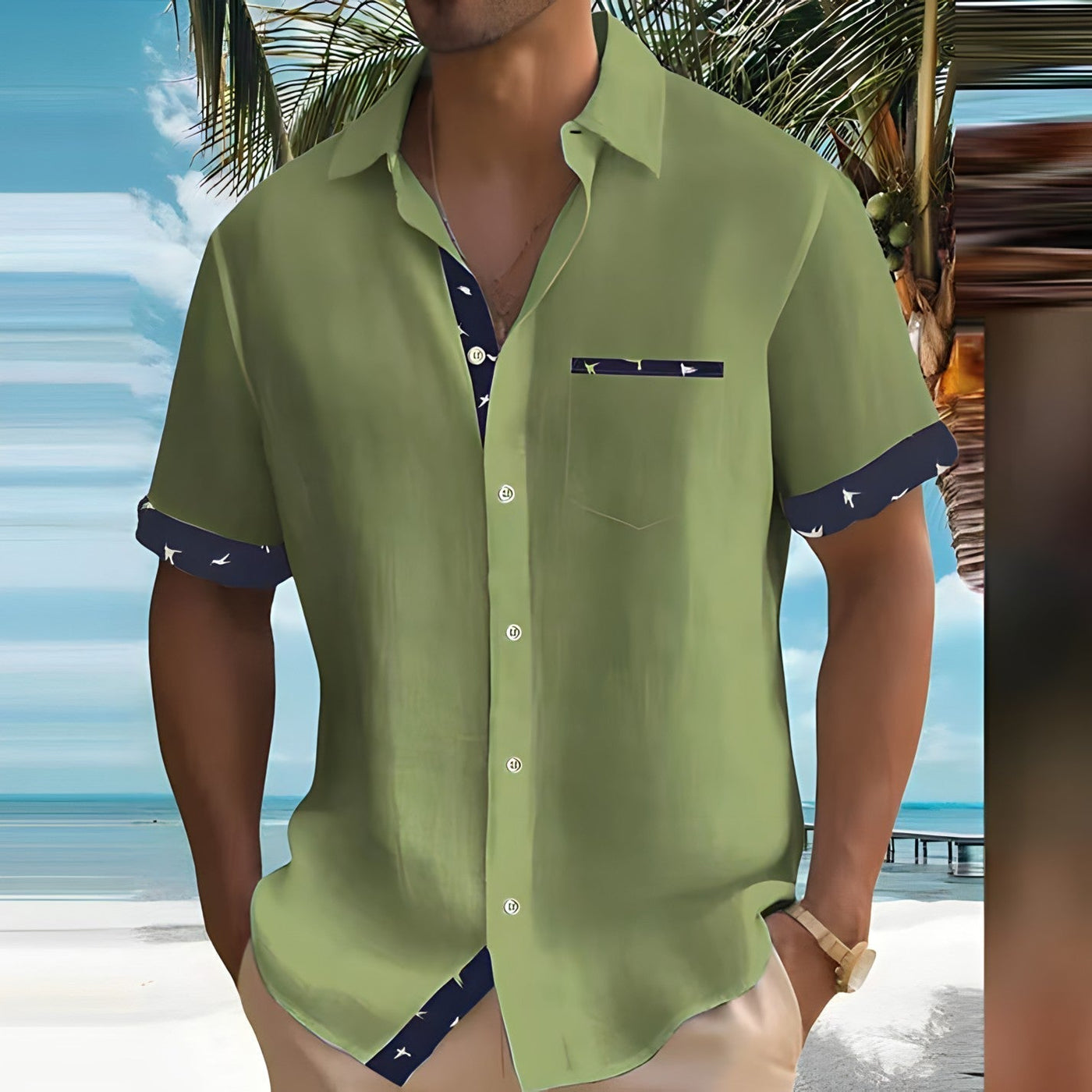 Letnie polo męskie z krótkim rękawem | Styl casual