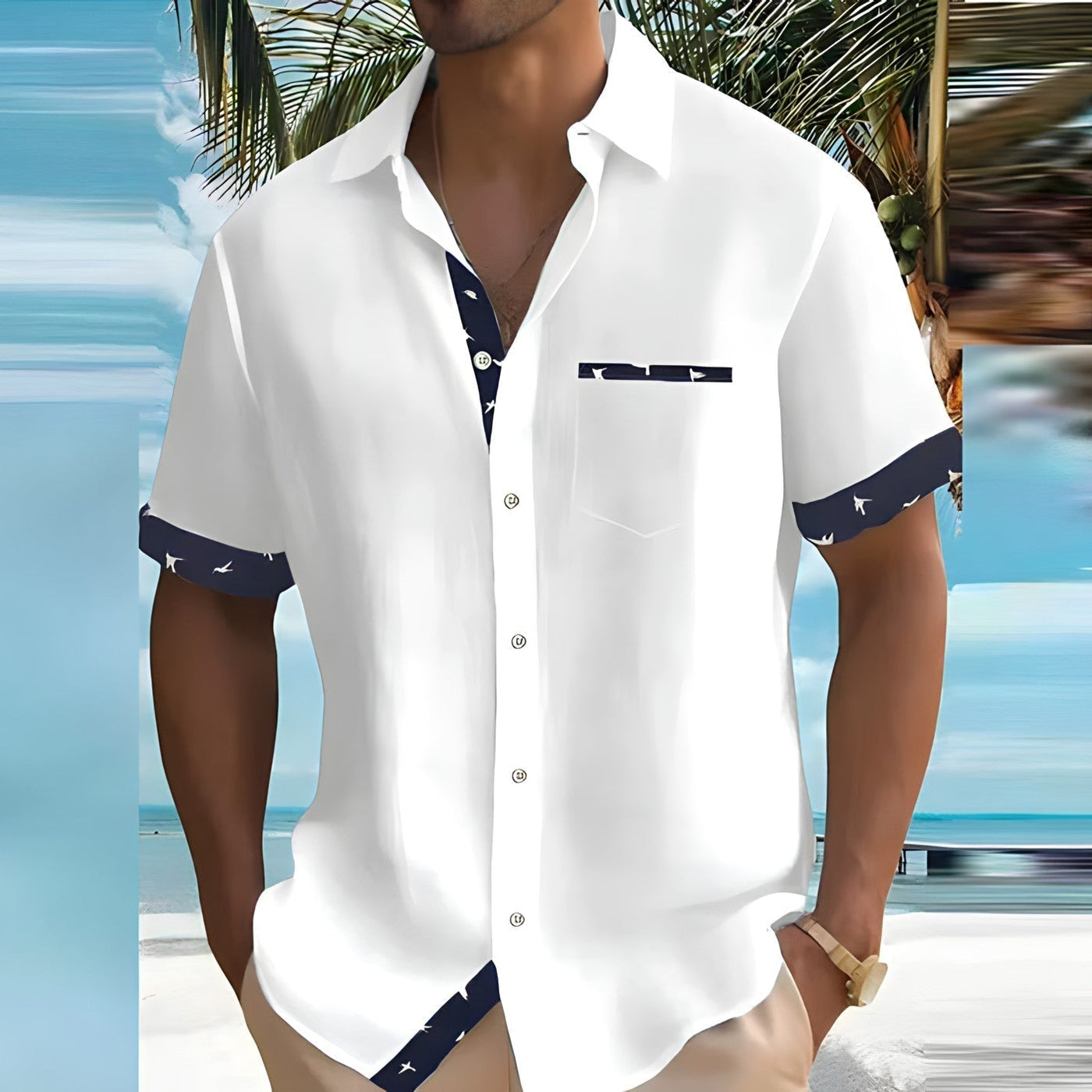 Letnie polo męskie z krótkim rękawem | Styl casual