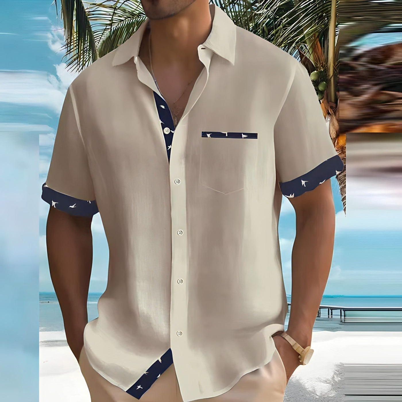 Letnie polo męskie z krótkim rękawem | Styl casual