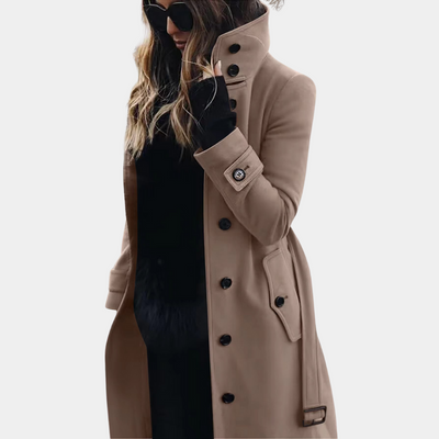 Kobiet Elegancki Trencz | Stylowa Ochrona