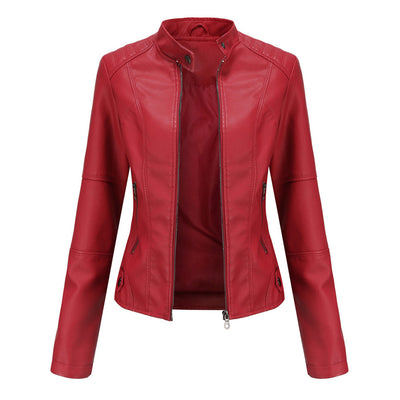 Skórzana Kurtka Elegancka | Klasyczny I Stylowy Look