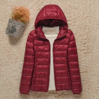 Kobiet Slim Fit Kurtka | Ciepła i Stylowa