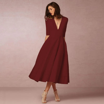 Elegancka Sukienka Maxi Z Modnym Krojem