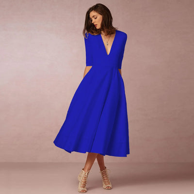 Elegancka Sukienka Maxi Z Modnym Krojem
