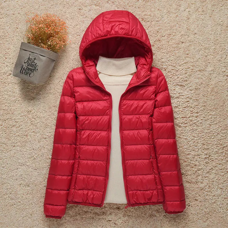 Kobiet Slim Fit Kurtka | Ciepła i Stylowa