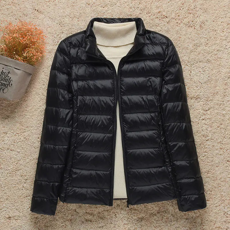 Kobiet Slim Fit Kurtka | Ciepła i Stylowa