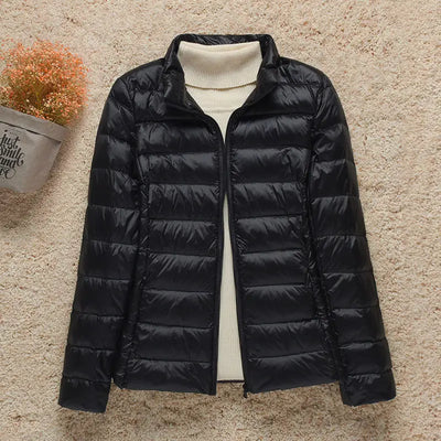 Kobiet Slim Fit Kurtka | Ciepła i Stylowa