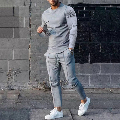 Zestaw Sportowy – Dres z Bluzą z Długim Rękawem i Spodniami do Joggingu