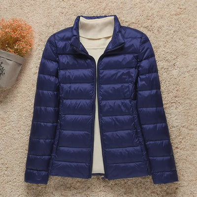 Kobiet Slim Fit Kurtka | Ciepła i Stylowa