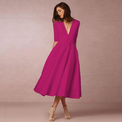 Elegancka Sukienka Maxi Z Modnym Krojem