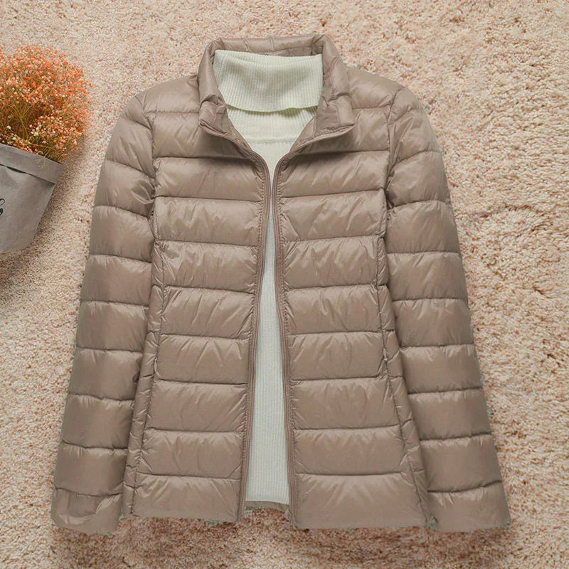 Kobiet Slim Fit Kurtka | Ciepła i Stylowa