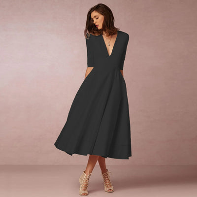Elegancka Sukienka Maxi Z Modnym Krojem