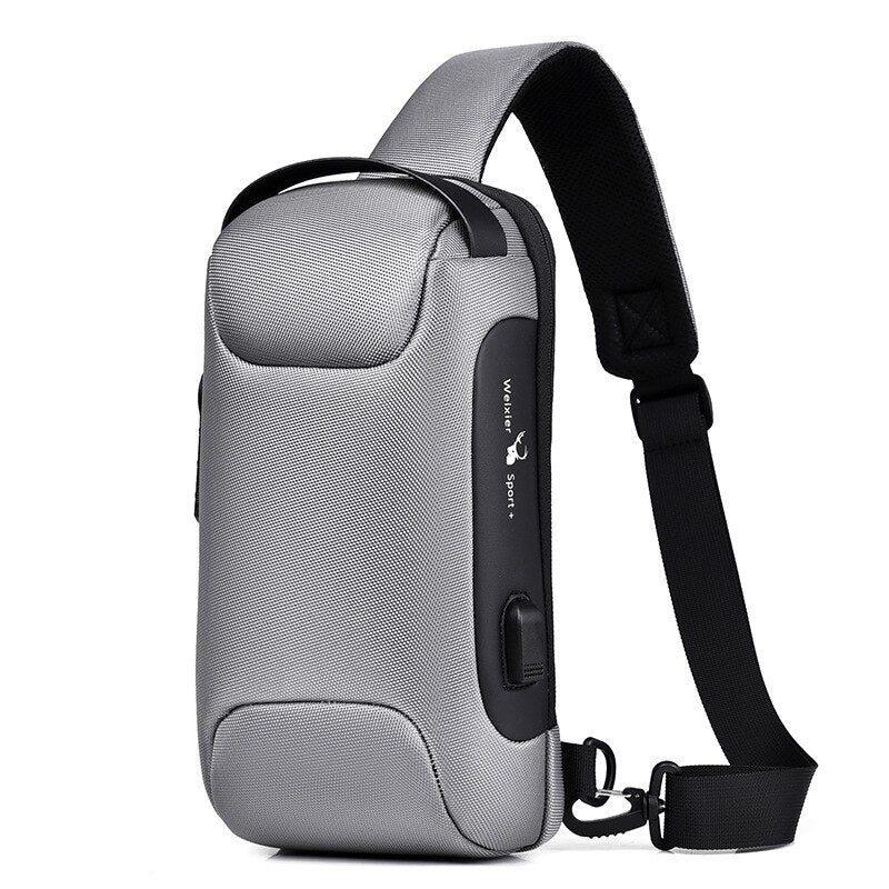 Antykradzieżowy Plecak Na Ramię z Portem USB do Ładowania