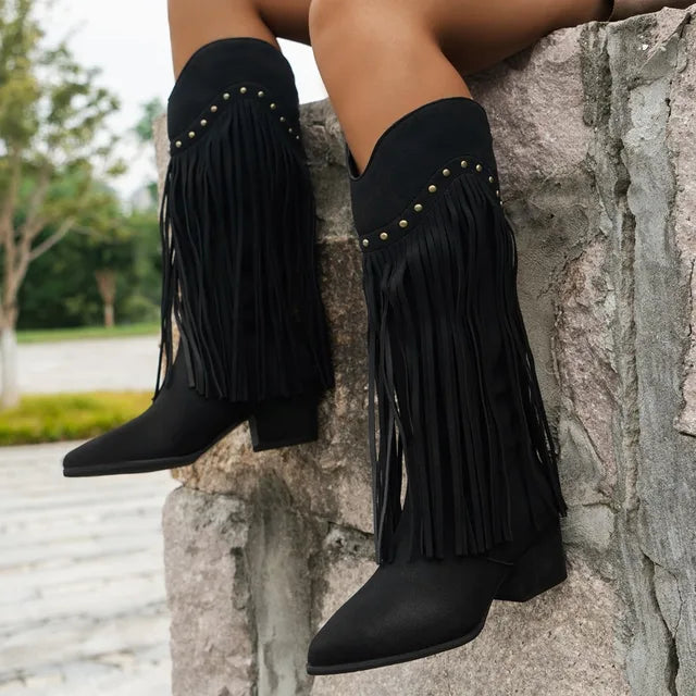 Eleganckie Botki Western | Wygodne Na Co Dzień