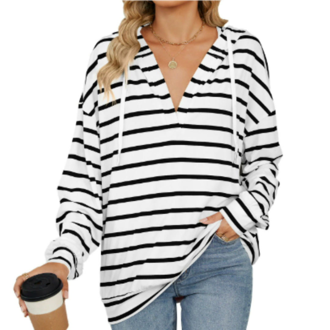 Elegancka Bluza z Kapturem