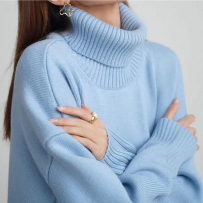 Sweter Z Golfem | Luźny Krój Na Co Dzień