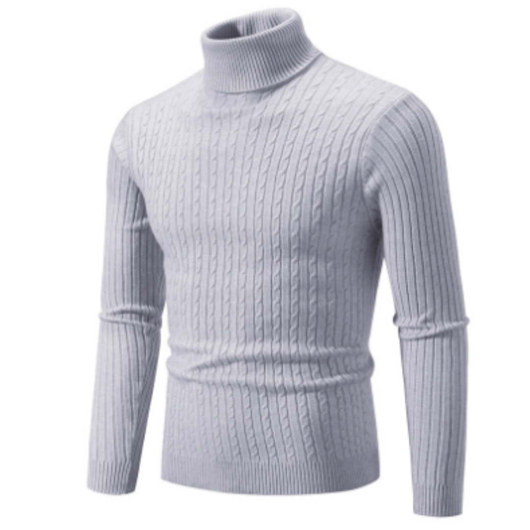 Męski Sweter Golf Zimowy | Ciepły I Modny