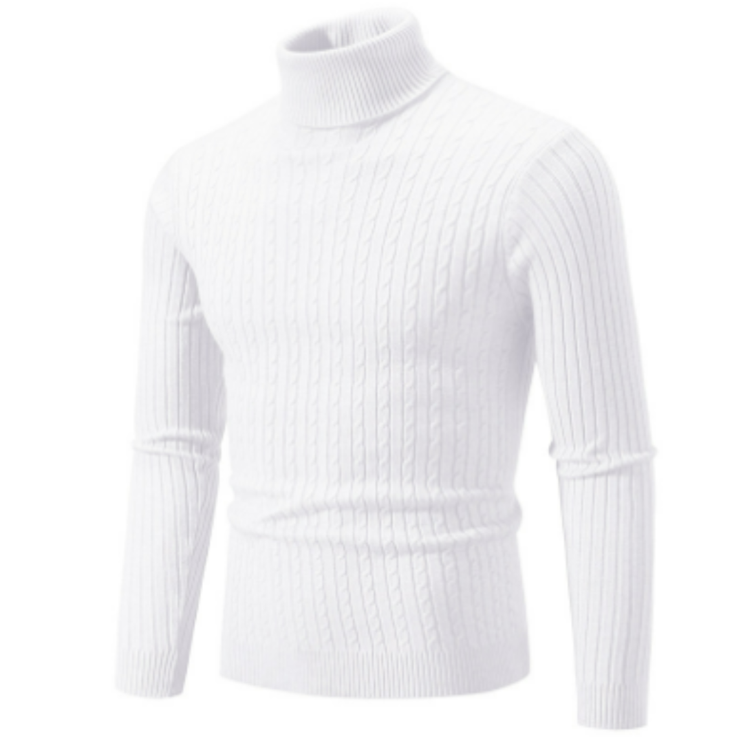 Męski Sweter Golf Zimowy | Ciepły I Modny