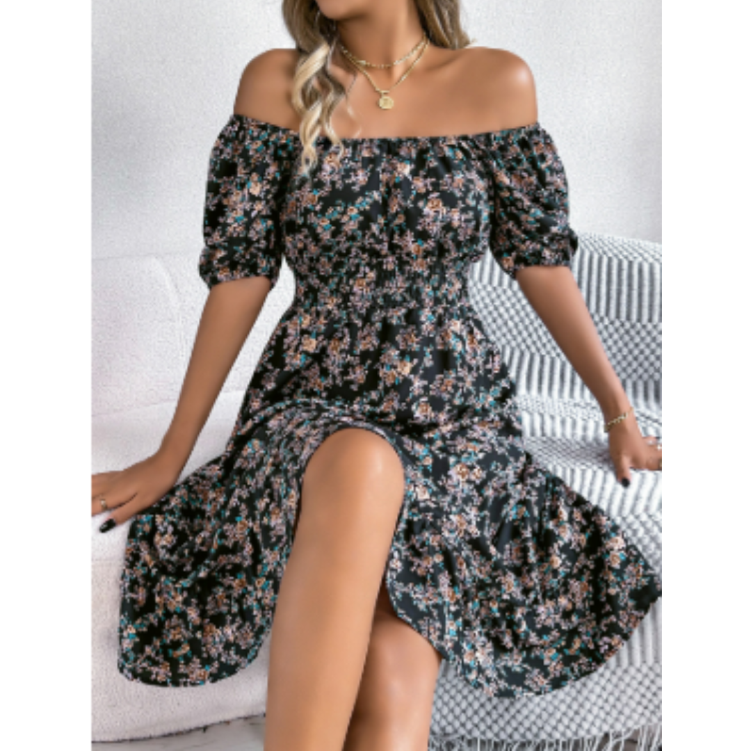 Efektowna Sukienka Letnia W Kwiaty | Nowoczesny Styl
