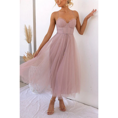 Modna Sukienka Maxi Z Spaghetti Ramiączkami | Elegancja I Komfort
