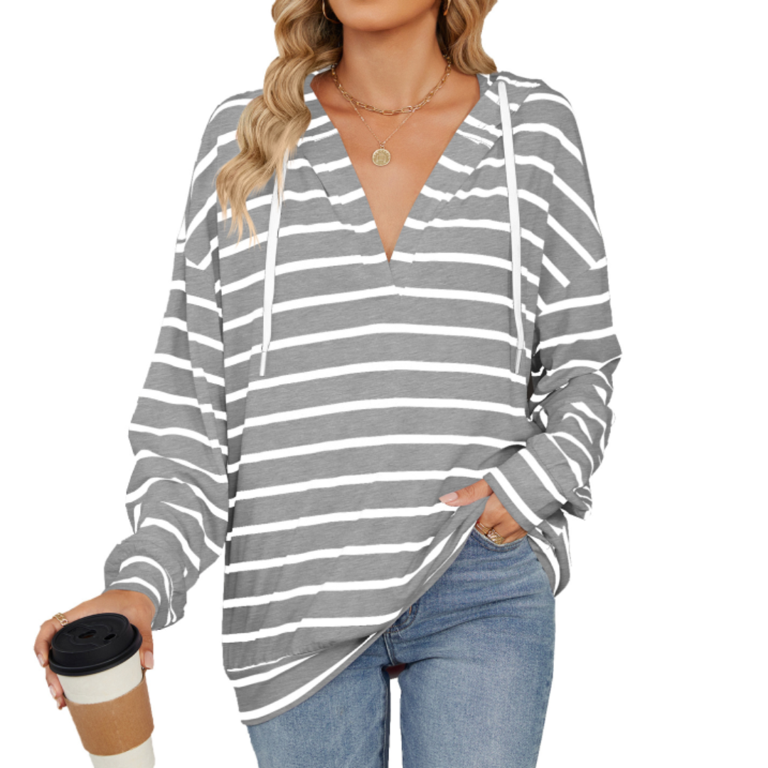 Bluza w Luźnym Kroju – Casualowa Bluza z Długim Rękawem