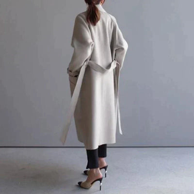Stylowy Długi Płaszcz | Komfort I Minimalistyczny Look