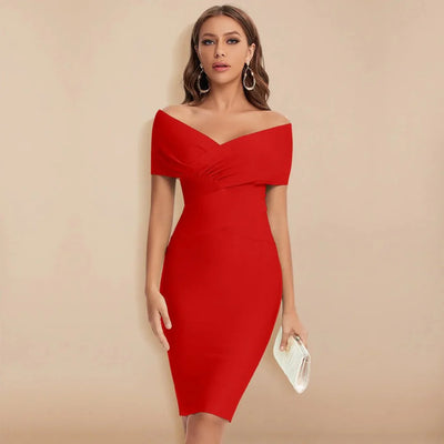 Elegancka Sukienka Party Z Luźnym Krojem