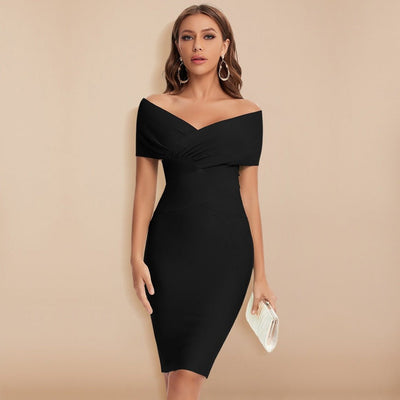 Elegancka Sukienka Party Z Luźnym Krojem
