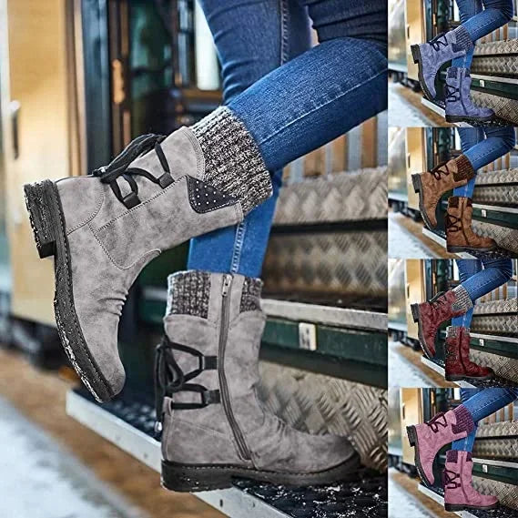 Przytulne Czarne Sznurowane Buty Zimowe – Stylowe Obuwie Na Zimę
