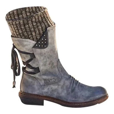 Przytulne Czarne Sznurowane Buty Zimowe – Stylowe Obuwie Na Zimę