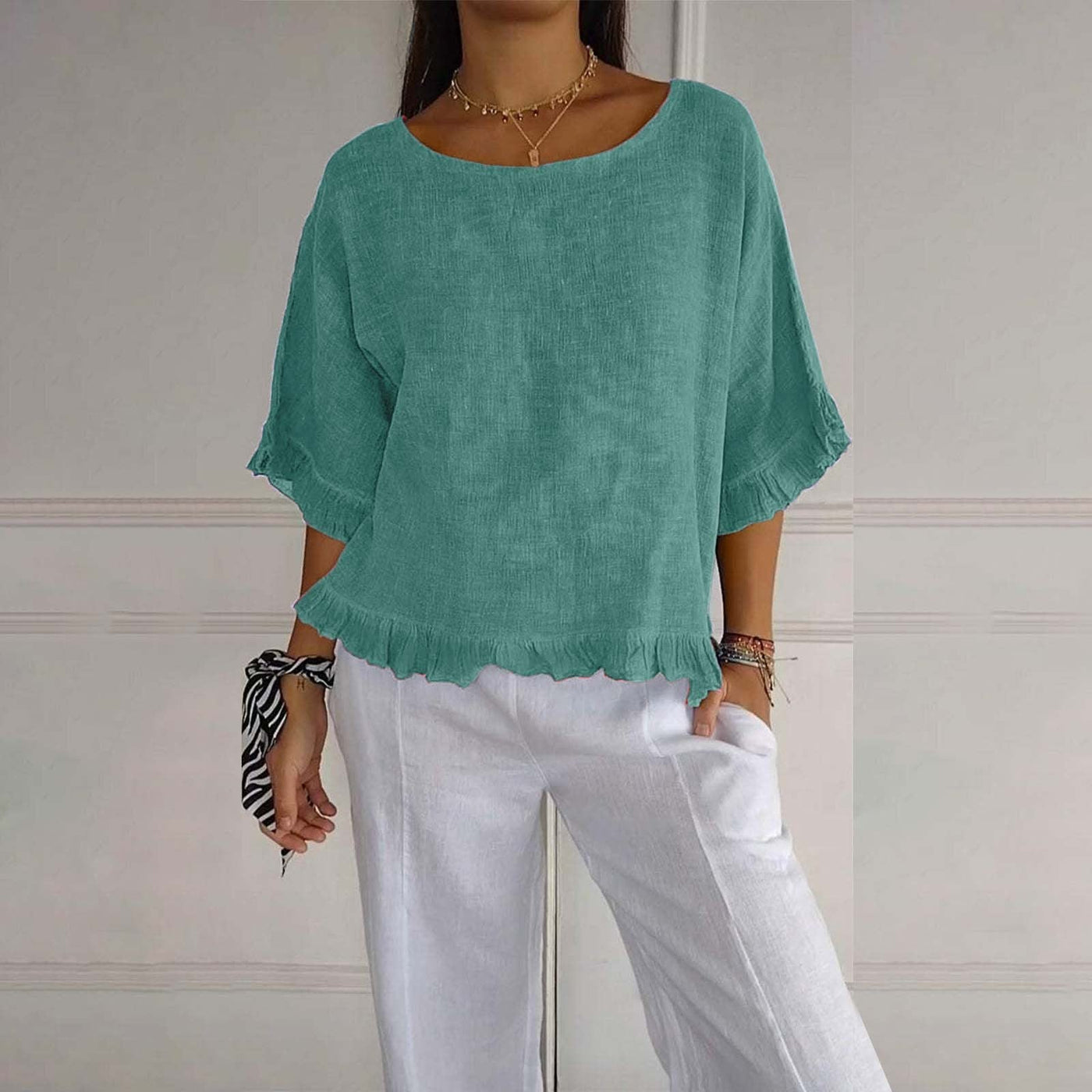 Minimalistyczna Bluzka Letnia | Elegancka