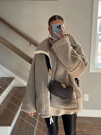 Stylowa Kurtka Teddy Z Bawełny | Komfort I Moda