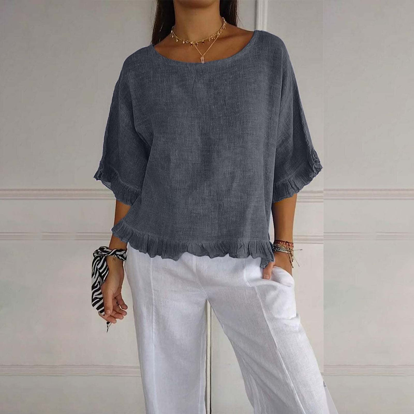 Minimalistyczna Bluzka Letnia | Elegancka