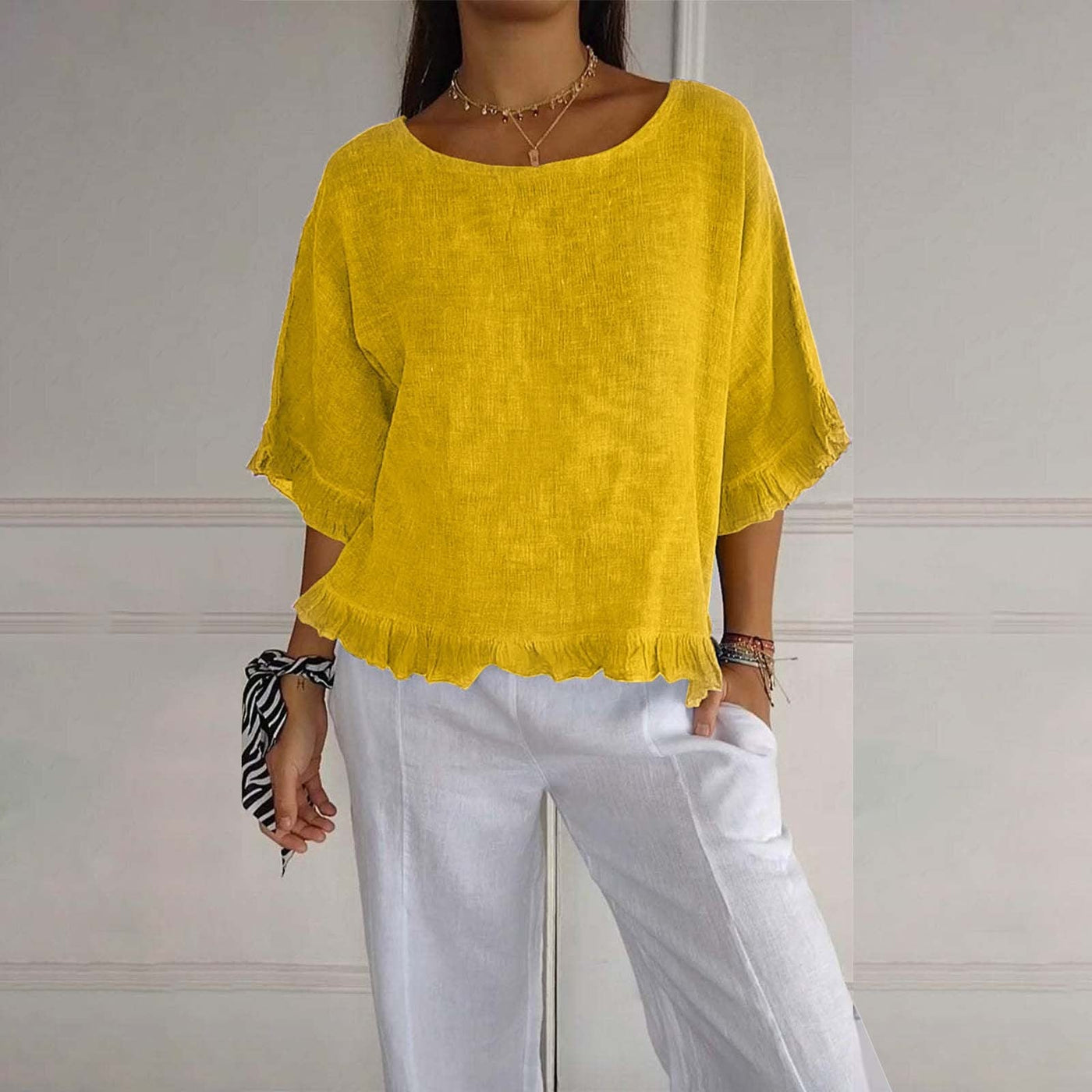 Minimalistyczna Bluzka Letnia | Elegancka