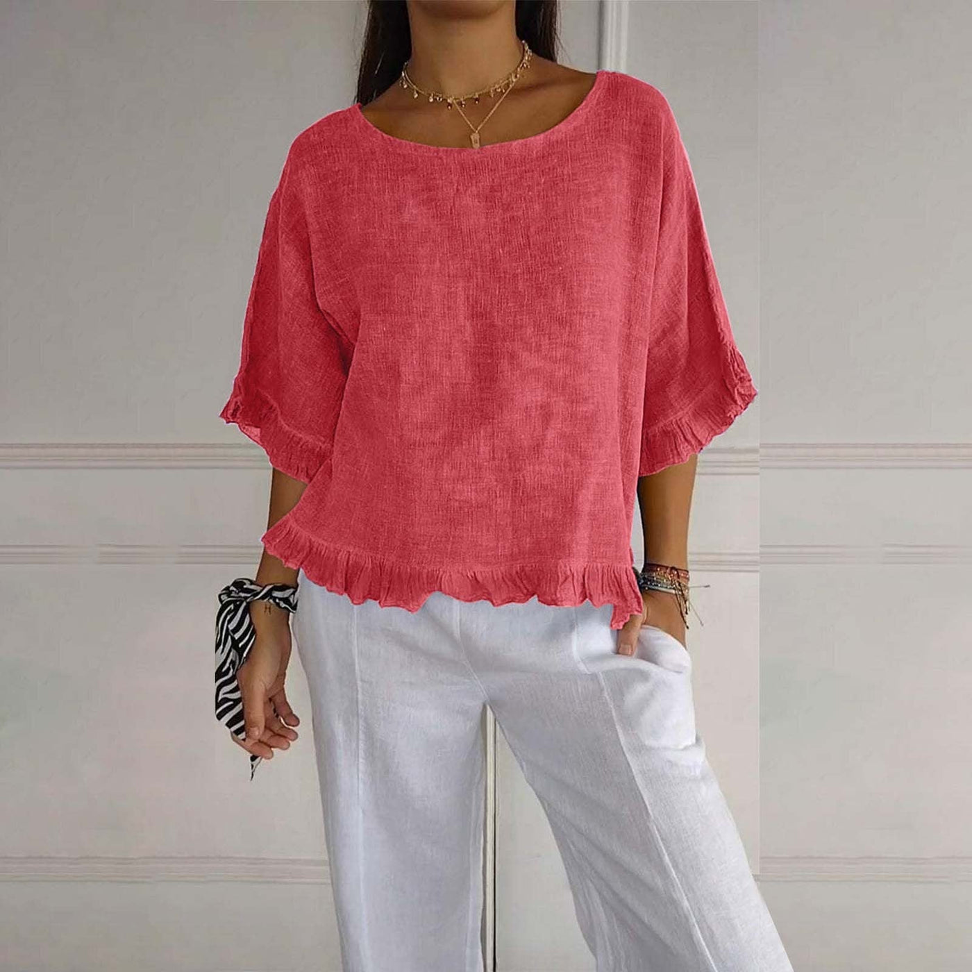 Minimalistyczna Bluzka Letnia | Elegancka