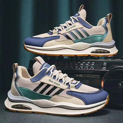 Lekkie Sznurowane Buty Sportowe