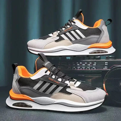 Lekkie Sznurowane Buty Sportowe