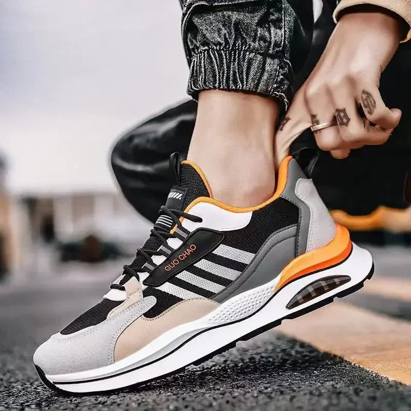 Lekkie Sznurowane Buty Sportowe