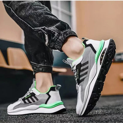 Lekkie Sznurowane Buty Sportowe