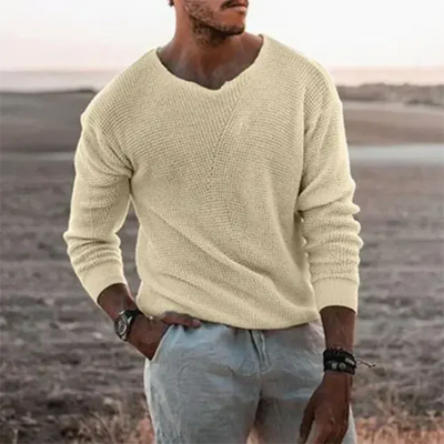 Casualowy Sweter Męski | Ciepły, Miękki Materiał