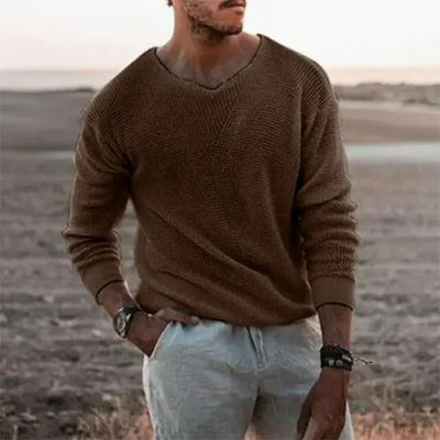 Casualowy Sweter Męski | Ciepły, Miękki Materiał