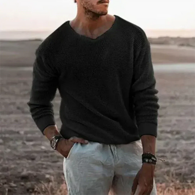 Casualowy Sweter Męski | Ciepły, Miękki Materiał
