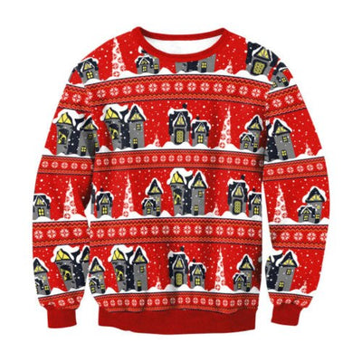 Sweter Świąteczny w Stylu Vintage – Przytulny Sweter na Święta