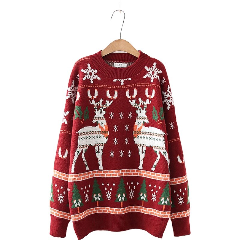 Sweter Świąteczny w Stylu Vintage – Przytulny Styl Sezonowy